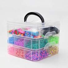 全新彩色松紧带编织礼品套装，各种彩色橡皮筋及零件，适合制作手链、手机带、包带、吊坠，是各种场合和生日的最佳礼物 - 彩色 - 查看 6