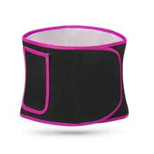 Cintura regolabile per modellare la vita, allenamento della forza centrale, effetto sauna assorbente del sudore, adatta per palestra e yoga - nero - Visualizzare 6