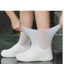 Copriscarpe riutilizzabili da pioggia, sovrascarpe impermeabili e antiscivolo in lattice spesso per uomo e donna, isolamento, Galentines, cucciolo, carnevale, primavera estate, regali per damigelle, camera da letto, spiaggia, viaggio, per uomo, per donna, vacanza, oggetti carini - Multicolore - Visualizzare 12