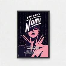 1 Stück Du nennst mich nicht Pop Film Poster - Hochwertige Leinwandkunst Muster - Moderne Inneneinrichtung Wohnzimmer Schlafzimmer Heim Mode Dekoration - Fan Geschenk Kunstposter Ungerahmt
