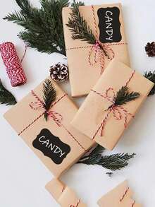 120 张/包可重复使用黑板标签贴纸，防水可移除非粘性标签，适用于家庭厨房调味罐