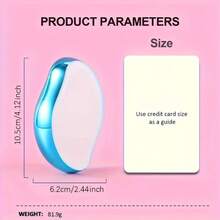 Magic Crystal Hair Remover For Adults - Fast And Painless Hair Removal Tool For Smooth Skin - 藍色 - 查看 5