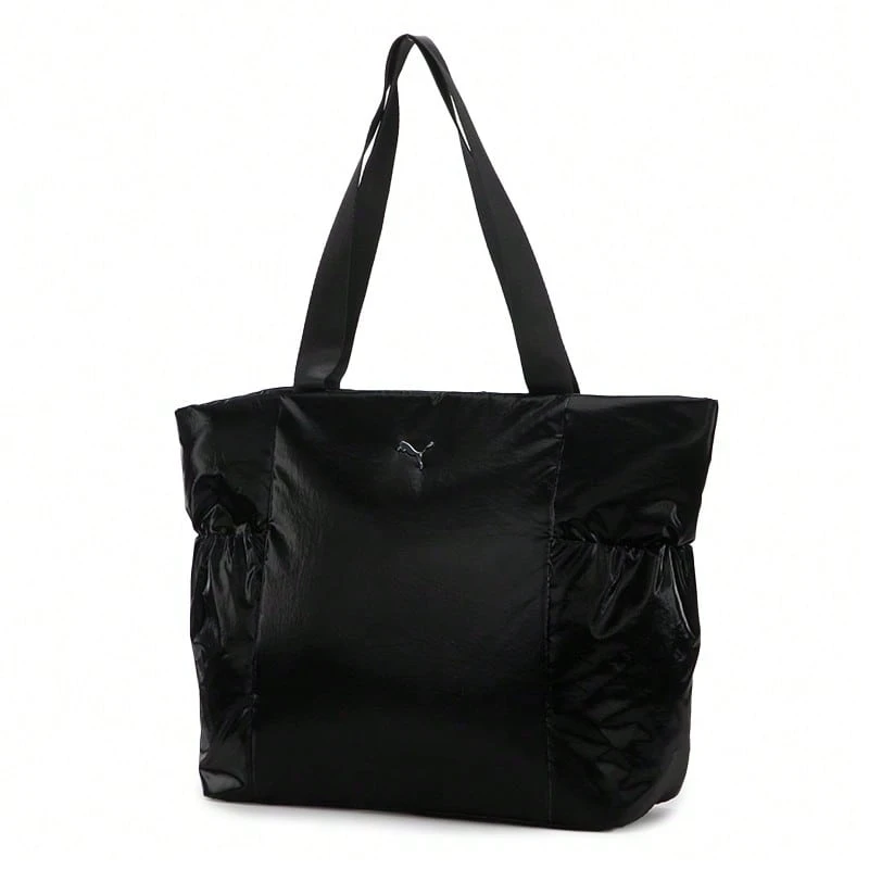 Puma 女包肩背包 UP Shopper 手提包休閒包運動包日常戶外大容量儲物旅遊包091291 - 黑色 - 查看 1