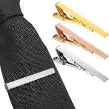 1pc Men's Tie Clip, Personalized Custom Name Tie Clip-Custom Letter Tie Accessories-Birthday Gift For Grandfather Best Man Birthday Gift Wedding Party Christmas New Year Gift For Wedding Anniversary Business Occasions