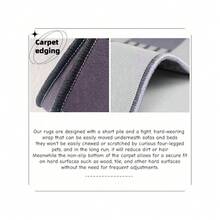 A Premium Oversized Area Rug, Featuring A Lightweight And Portable Design With Personalized Geometric Patterns. This Luxurious Area Rug Complements Various Home Decor Styles, Boasts High-End Machine-Washable Convenience, And Utilizes High-Density Material With Non-Slip Bottom Particles For Fade Resistance. Bathroom Accessories Back To School Entryway Decor Bathroom Kitchen Decor - Multicolor - View 6