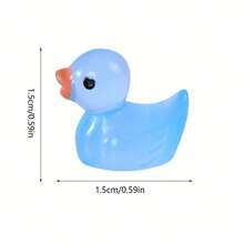 50-Pack Resin Luminous Lizards - Mini Glow-In-The-Dark Garden Statues, DIY Micro Landscape Crafts, Animal Figurines For Plant Pots And Terrarium Decor (Random Color)