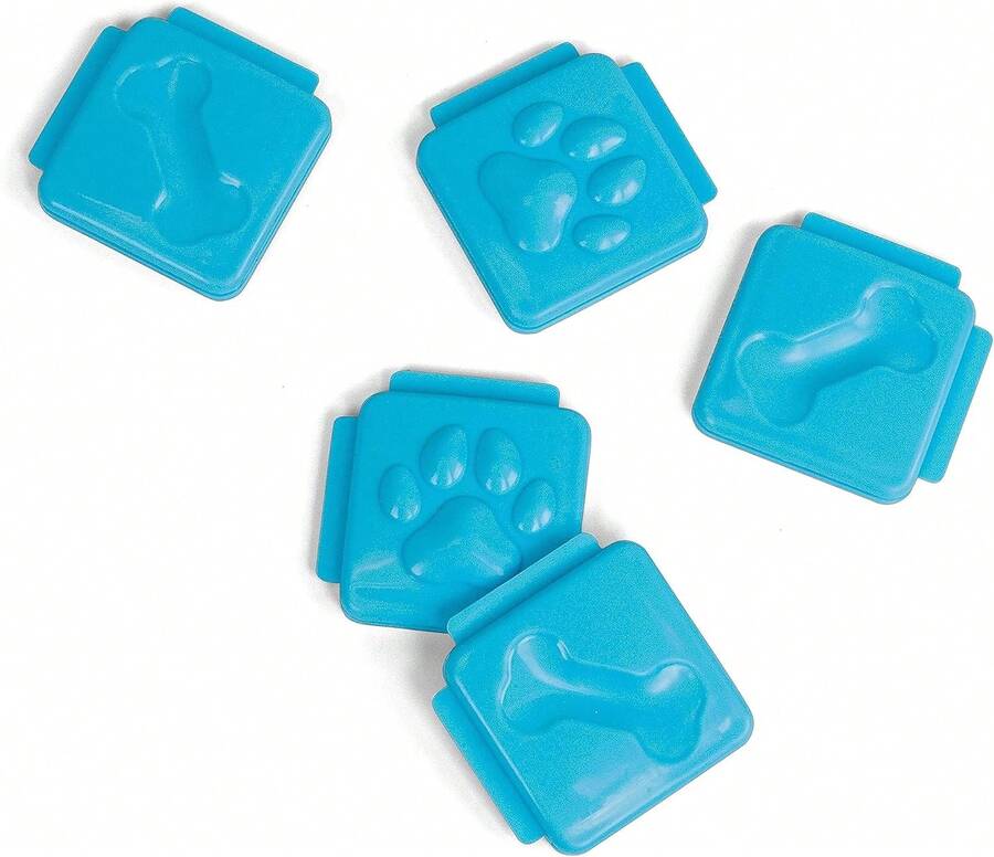 Outward Hound By Nina Ottosson Dog Hide N' Slide Treat Puzzle Enrichment Toy, Level 2 Intermediate, Purple, Composite - Gạch bổ sung (Màu xanh) - Xem 1