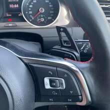 适用于高尔夫 7 MK7 GTI R 捷达 GLI 大众途观 Rline 汽车方向盘 DSG 换挡拨片延长贴纸汽车配件