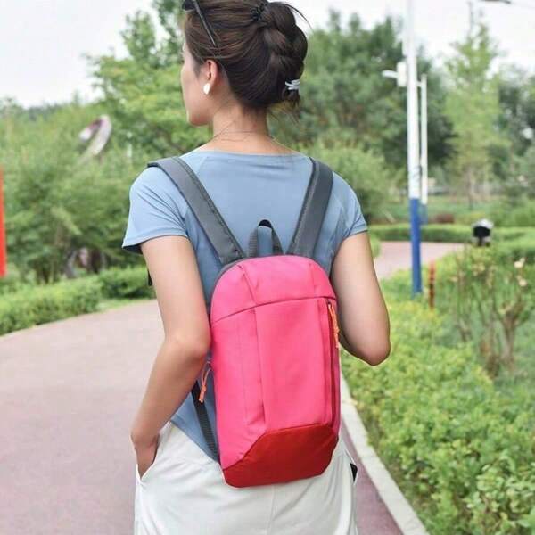 Mochila minimalista y ligera, Bolsa para teléfono, Mochila pequeña para deportes al aire libre, viajes, senderismo casual, Unisex para laptop