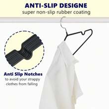 100/60/30/20/10/5/1pc Non-Slip Rubber Coated Metal Hangers Wire Shirt Hangers, Space Saving Clothes Hanger With Rubber Coating(Silver Hook), Heavy Duty Clothes Hanger , Metal Shirt Jacket Hanger With Round Notches For Dress,Standard Suit,Shirt,Coat-Perfect Valentine's Day Gift For Him/Her,Wardrobe Organiser