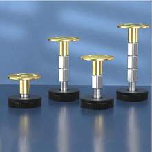 4 件可调节家具腿可调节板条支撑腿适用于桌子/床/柜子/沙发、床架可调节高度板条支撑腿 - 彩色 - 查看 4