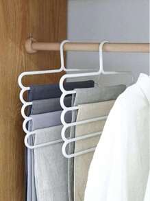 1/2 Stücke, Mehrstöckiger Hosen Kleiderbügel, platzsparend Hosen Kleiderbügel, Metall Hosen Kleiderbügel, S-förmiger Hosen Kleiderbügel, rutschfestes Design, Mehrstöckige Aufbewahrung, spart Schrank Platz, kann Schals aufhängen, kann Hosen aufhängen, einfach und unisex, Heim Lagerung, Schrank Organisation, praktischer Artikel, moderne Familie, wohnungsnotwendig, Abschied vom Durcheinander, schaffe einen aufgeräumten Kleiderschrank
