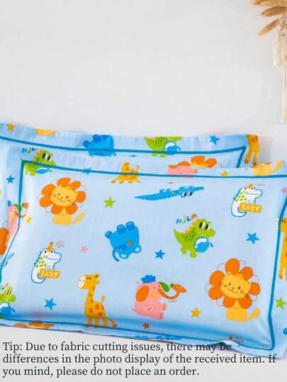 1 pieza Funda de almohada para bebé, estilo sobre, cómoda, perfecta para viajes, cuna, múltiples estampados de dibujos animados disponibles, 30x50cm