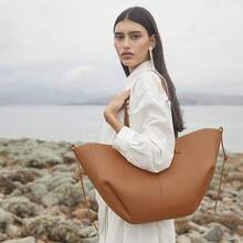 Men Tote Bags - Large White Chalk - View 3