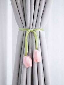 2 pezzi di nappine per tende eleganti a tulipano, nuovi fermatende in stile per il soggiorno, tende trasparenti, fermatende tessuti, decorazione per tende da camera da letto