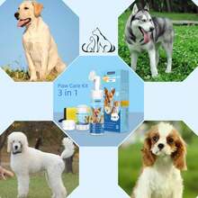 Kit de Cuidado de Las Patas,Limpiador sin aclarado para Patas de Perros y Gatos,Bálsamo para Patas de Perros,Protector Natural para Las Patas de los Perros - 1 - Ver 8