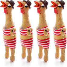 Outward Hound Squawkers Grandpa Gimpy Latex Rubber Chicken Interactive Dog Toy, Large - Grandpa Gimpy - 查看 1
