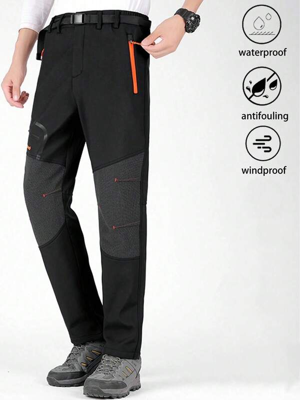 Elastic Quick Dry Pants For Men, Sports, Outdoor, Breathable, Slim Fit, Lightweight, Windproof Fishing Hiking Camping Trousers