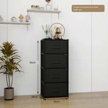 1pc Easy-To-Assemble Multi-Drawer Storage Cabinet, Bedroom Lingerie Organizer Rack, Home Use