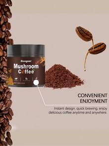 Googeer Instant Mushroom Coffee Boasts A Rich Coffee Aroma, Enhancing The Mellow Taste Of The Beverage. - - - 查看 2