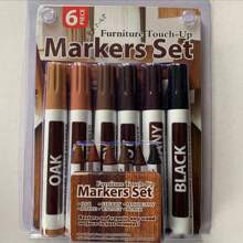 Headphone Stand Hook Hanger, Suitable For PC Over-Ear Headphones, Monitor, Desk, Wall Game Storage Rack, Compact & Sturdy Headset Holder That Not Only Provides Firm Support But Also Saves Space,12 Pcs Furniture Touch Up Kit Markers & Amp Filler Sticks Wood Scratches Restore Scratch Patch Paint Pen Wood Composite Repair Crayon Markers,Free Pencil Sharpener