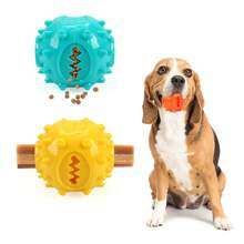 1pc,Dog Chew Toy For Teeth Cleaning - Asymmetrical Molar Granules Dental Care Chew Toy | Teeth Cleaning While Chewing, Filled Toy, Visible Results (Before & After) - Puppy & Adult Dog