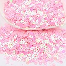 20g 3-30mm AB Pink Flat Round Loose Sequins, PVC Multicolor Confetti Large Sequins For DIY Crafts, Jewelry, Sewing, Embroidery, Applique - Multicolor - View 12
