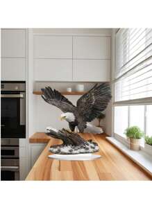 1PCLarge-Scale Blueprint Eagle Acrylic Motivational Desktop Decoration Plaque Family TV Cabinet Wine Cabinet Decoration
