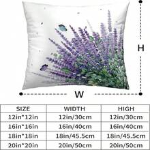 Kwlegh Sunflower Pillow Covers 24x24 Set Of 2 Spring Summer Outdoor Pillow Covers Sunflower With Eucalyptus Leaves Pillow Case Farmhouse Cotton Linen Cushion Case For Sofa Outdoor Patio - Lavenderab - View 3
