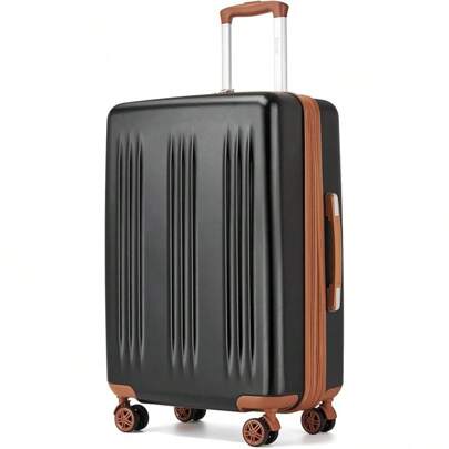 VogueVOyage 24 Inch Expandable Luggage With Quiet Spinner Wheels  TSA Lock