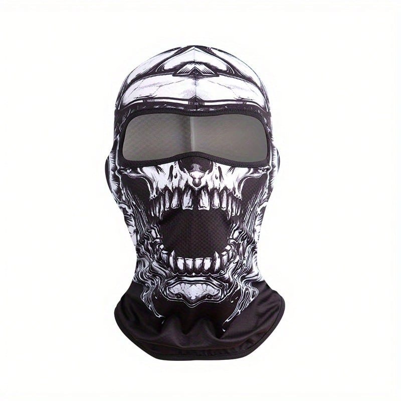 Quick-Drying Sweat-Absorbent Skull Mask, Universal Balaclava Hat For Outdoor Cycling For Men, Ideal Choice For Gifts - Style 8 - 查看 1
