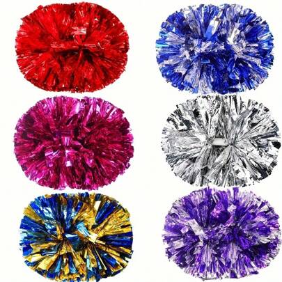 1pc Cheerleading Pom-Poms Ball, Cheering Flower Ball, Suitable For Dancing, School Sports Games