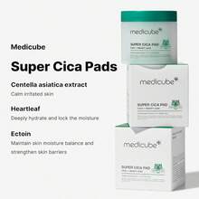 Medicube Super Cica Pad 150GM - Cleansing & Soothing Pads - Activated Charcoal - View 4