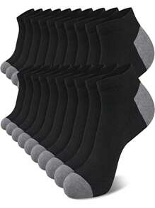 [Sports Enthusiast Essential] 100/90/50/40/30/20/15/10/5/3/2/1 Pair Classic Men's Crew Socks, Breathable Moisture-Wicking, High Elasticity, Striped Color Block Design, Multiple Colors, Limited-Time Special Offer, Best Seller Special