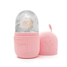 Molde de silicona para cubitos de hielo - Herramienta de masaje facial, sin fragancia, sin batería, adecuado para todos los tipos de piel, esencial para el verano, accesorios de maquillaje