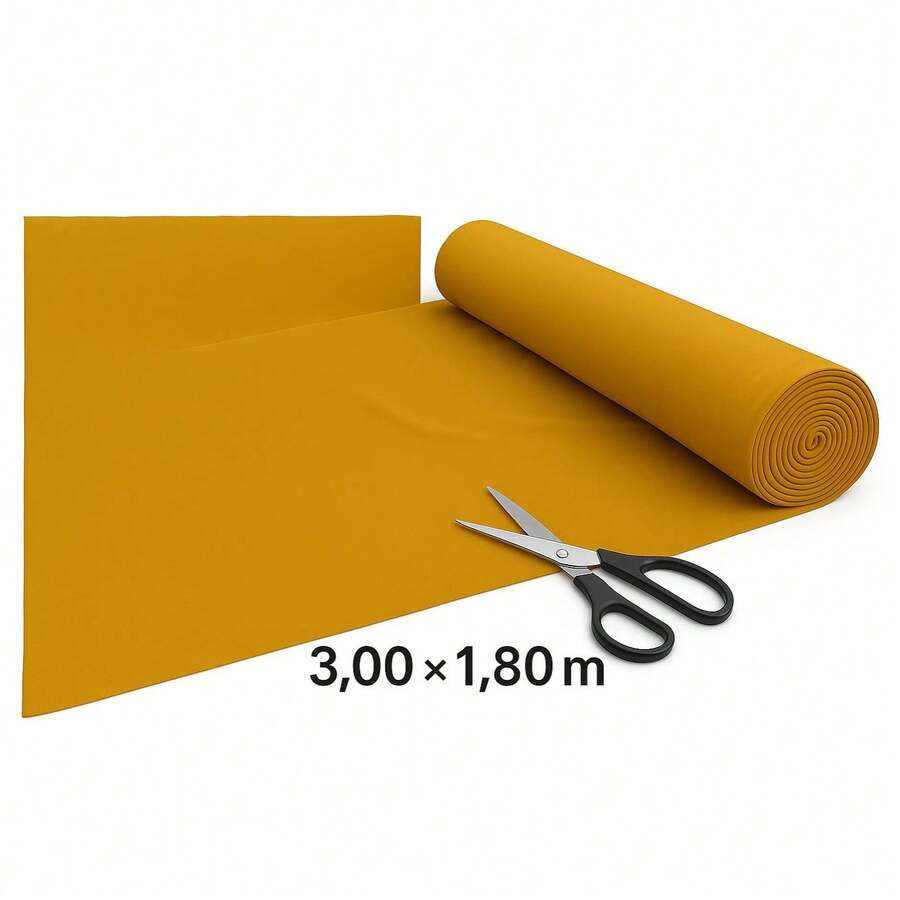 Tensioned Mesh 3.00m X 1.80m - For Party Decoration - Mustard Yellow - View 1