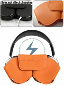 1 Funda para Air Pods Max - Funda protectora de PU mejorada para auriculares, anti-arañazos y anti-polvo, admite modo de reposo, estuche de viaje portátil
