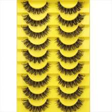 30 Pairs False Eyelashes 6D Super Fluffy Wispy Fake Eyelashes Cat Eye Effect Dramatic Lashes Eyelash Extension Makeup - Lông mi  mắt mèo - Xem 6