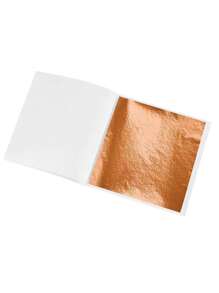 100 pezzi Confezione conveniente di carta per artigianato con foil d'oro, ideale per bricolage, scrapbooking, decorazione domestica, forniture scolastiche, di ritorno a scuola