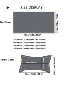 3pcs Set Active Print Soft Fabric Bedding Set, Including Pillowcase