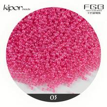 2mm-2500pcs Japanese Round Rocailles Glass Seed Beads 12/0 Approximately 2500pcs,Mini Spacer Beads Loose Beads Craft Small Beads Pony Beads Bulk For Jewelry Making - 2mm Color Lined Beads - View 6