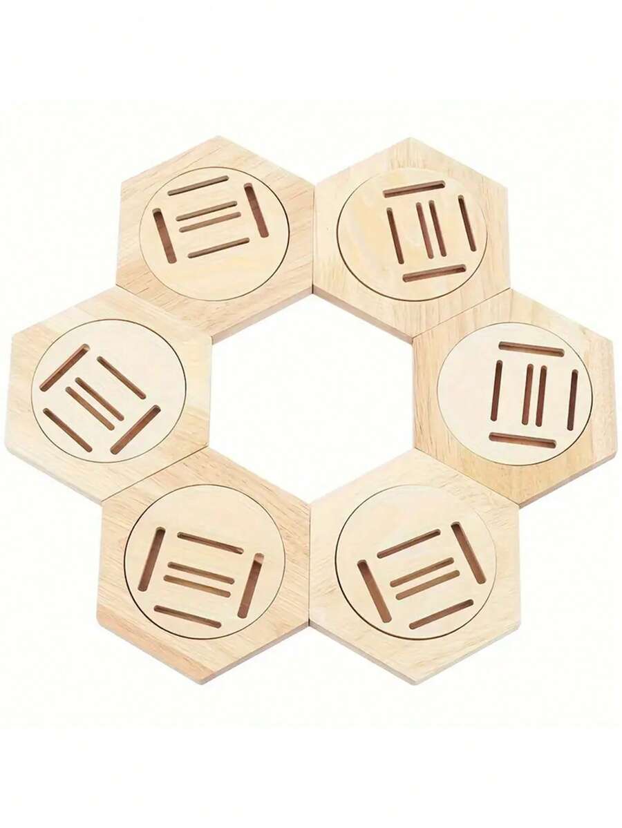 Fashionable Medal Stand Display Stand Wall Rack, Honeycomb Wooden Medal Stand Splicing Clothes Rack Display Stand Hexagonal Free Stand, Suitable For Basketball, Gymnastics, Football And Softball Stands, Easy To Install - Wood Color - View 1
