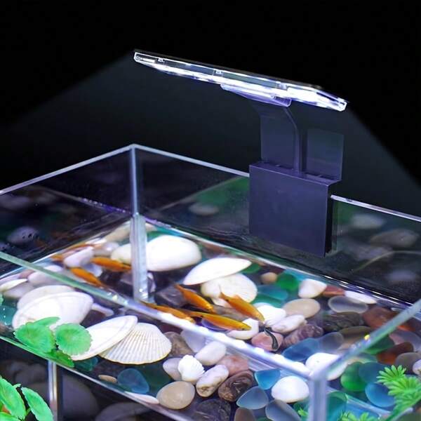 1pc Aquarium Light With Vivid Colors, Equipped With Multi-Color LED And USB Power Supply, Ideal For Freshwater Fish Tank Lighting, Adds Natural Beauty For Aquatic Life. Underwater Aquarium Light, Aquarium Supplies, 5V USB With Switch, Low Voltage - Suitable For 6mm Thick Fish Tank