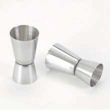 Set de 3 vasos jigger de doble cabeza de acero inoxidable, herramienta de bar profesional para coctelería, fiestas, bodas y cocina