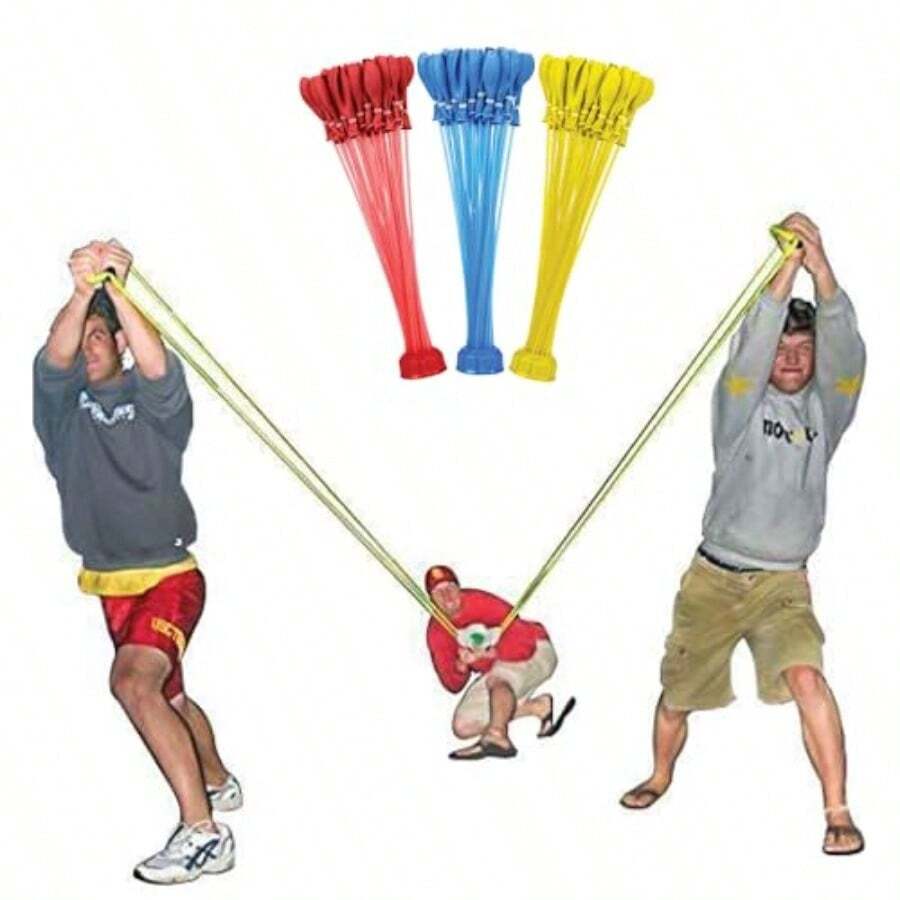 RTYYTORIGINAL HD Beast 300 To 500 Yd Water Balloon Slingshot Cannon Launcher AUTHENTIC - Yellow - View 1