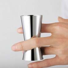 Set de 3 vasos jigger de doble cabeza de acero inoxidable, herramienta de bar profesional para coctelería, fiestas, bodas y cocina