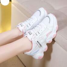 Women Chunky Shoes - 粉色 - 查看 8