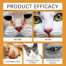 60pcs Pet Eye Cleaning Wipes, Dogs Remove Tear Stains & Cats Eye Care Wet Wipes