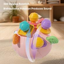 新生儿硅胶出牙玩具，可咬可抓曼哈顿球，适合0-3岁婴儿