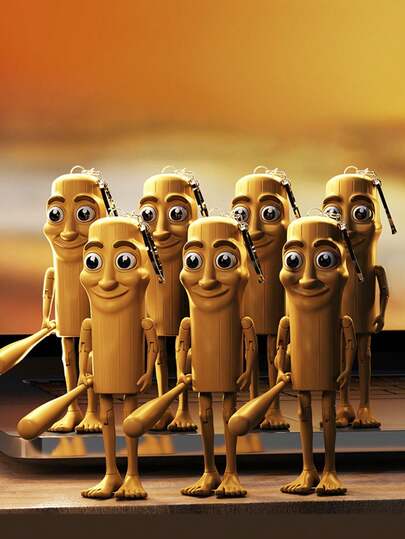 AI Designed TongTong Ge Joint Action Doll - Cyberpunk Chinese Mythology Collection Model, Requiring Manual Assembly, Dynamic Posture Decompression Toy